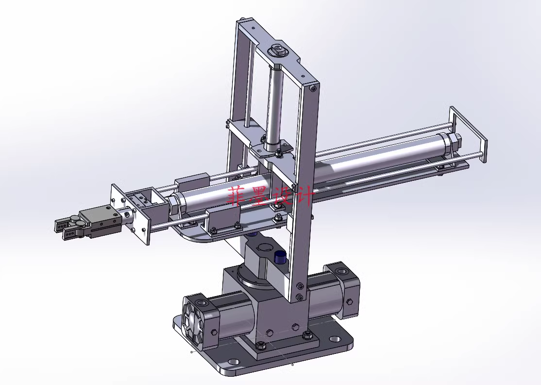 C24567-气动码垛机械手机械结构设计【含SW三维图】