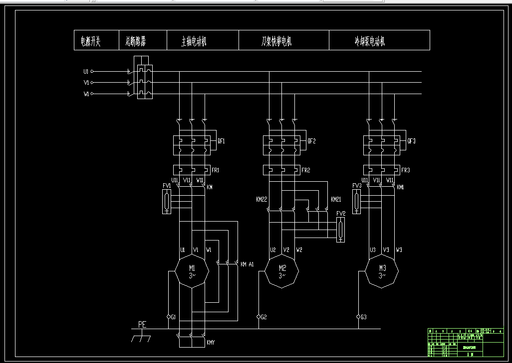 Q889-CK6140数控车床机电控制系统设计