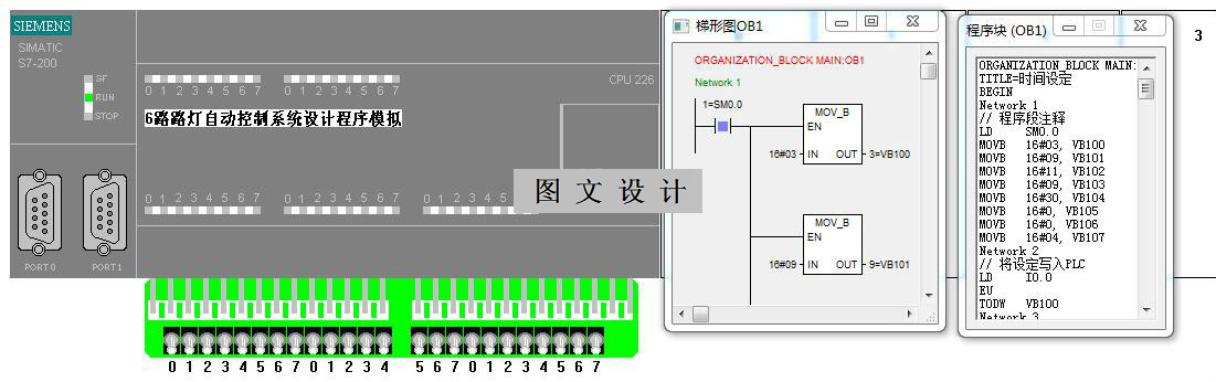 M8163-基于PLC的6路路灯智能控制系统设计