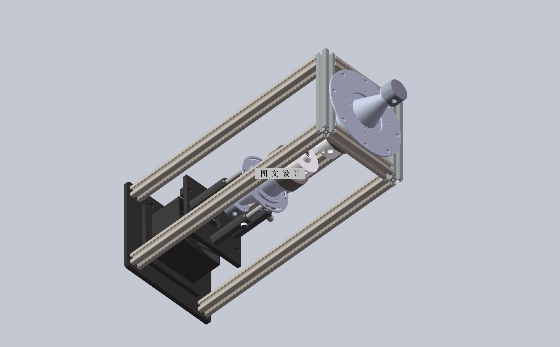 M9366-测量对冲火焰的二维消光实验系统设计【含三维图】
