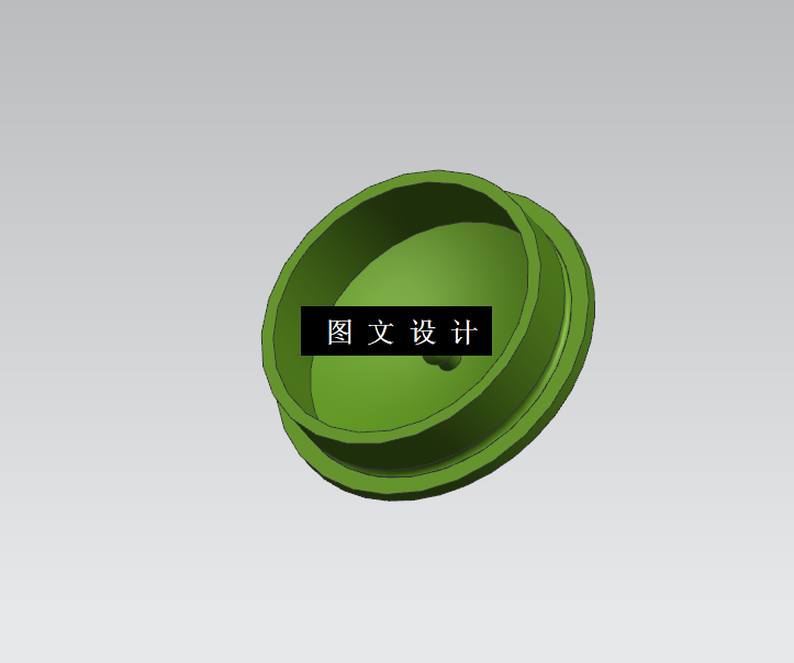 M9573-端盖注塑成型工艺及模具设计外径65【含UG三维图及模流分析】