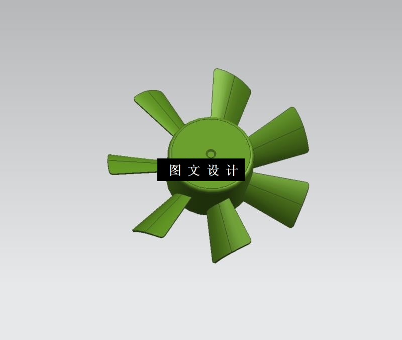 M9597-散热扇扇叶注塑模具设计-一模两腔【含UG三维图及模流分析】
