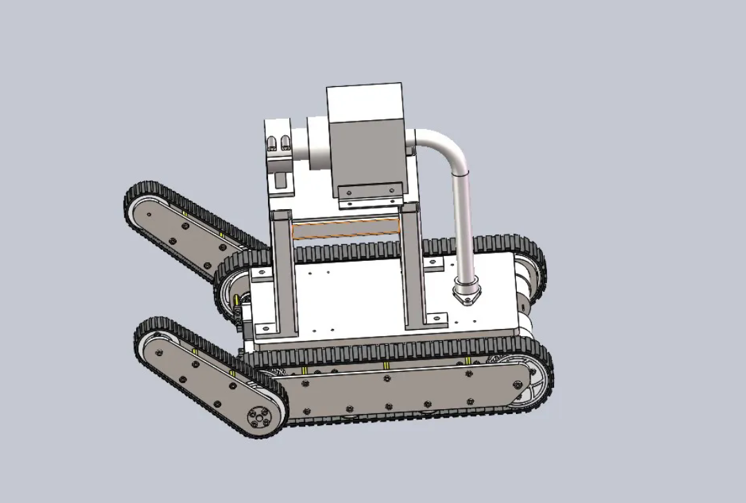 Q917-扫楼梯机器人设计【含SW三维图】