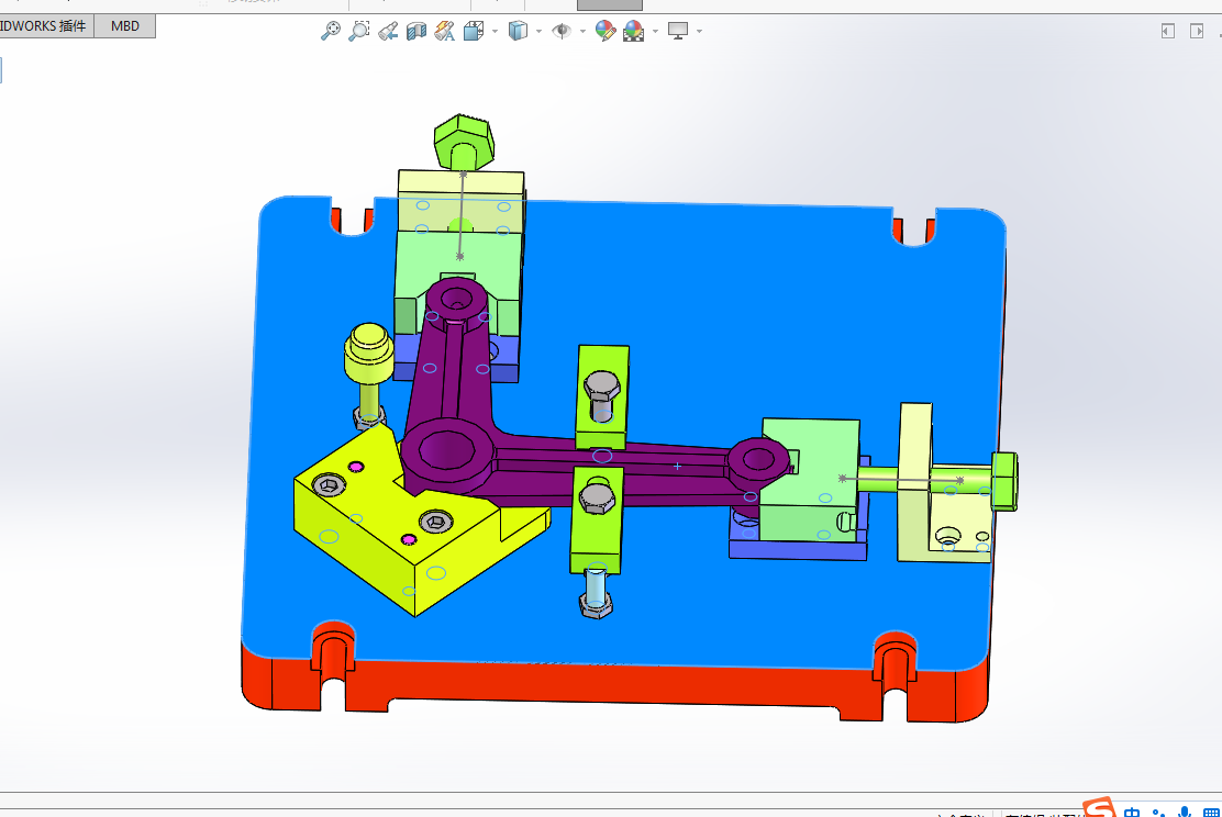 KS176B-KCSJ-14曲柄工艺及铣B面夹具设计【含SW三维图】