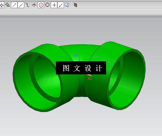 N1355-顺水弯头注射模具设计【含UG三维图】