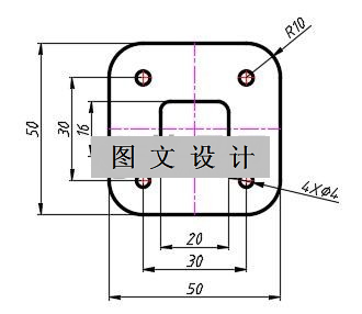 N1830-矩形垫片复合模设计-长50
