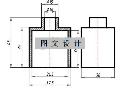 N1861-方罩盒注塑模设计-长37.5