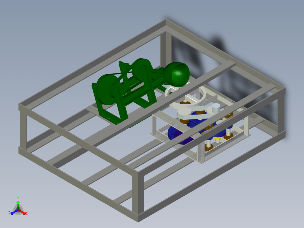 N2144-全自动擦鞋机设计【含Proe三维图】