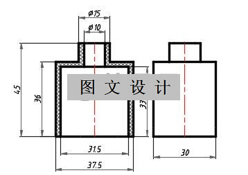 N1912-方罩壳注塑模设计-长37.5