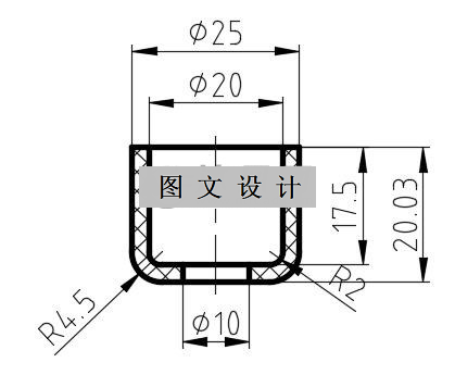 N2311-轴端护套注塑模设计-长25