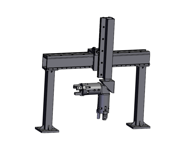 Z1244-加工中心上下料装置设计【含SW三维图】