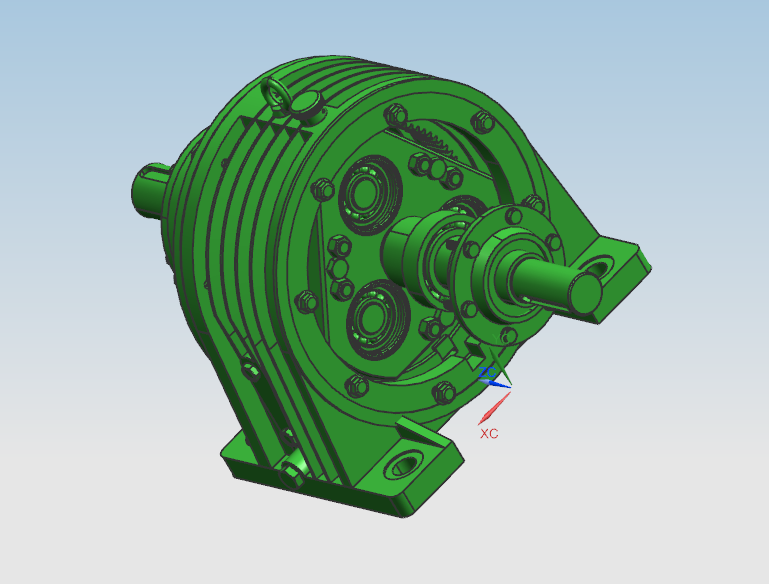 Q964-小型行星齿轮加速器设计【含UG三维图】