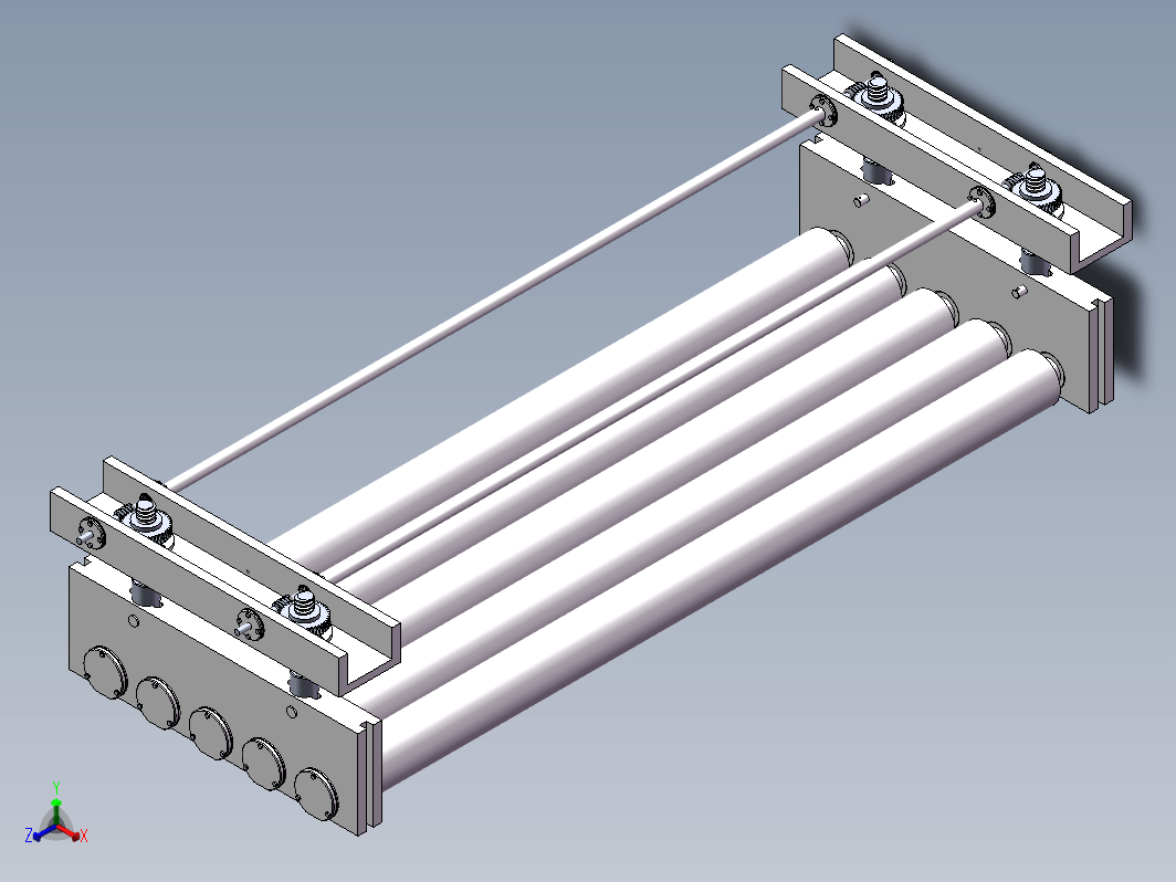 N2619-自动控制液压板料剪切生产线展平、送料机设计【含SW三维图】