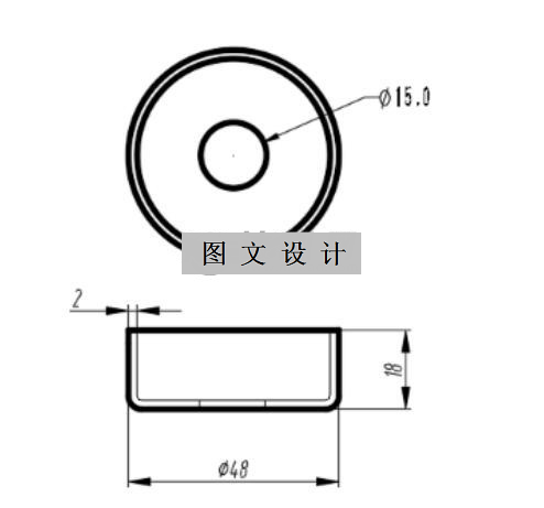 RT45-端盖冲压工艺多工步级进模具设计-长48