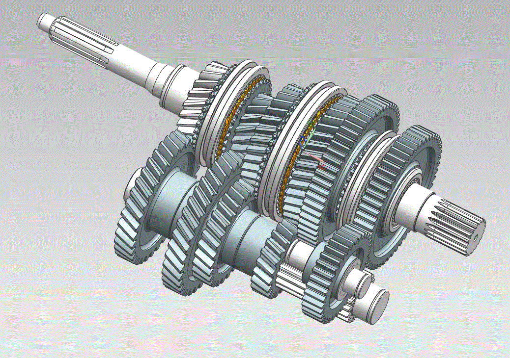 RT184-宇通客车变速器设计【含Proe三维图】