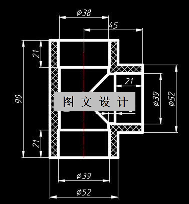N1966-三通注塑模设计-长90【含UG三维图】