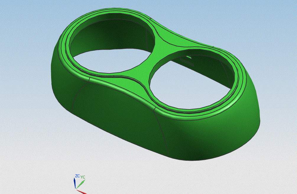 RT275-剃须刀刀头架塑料模具设计【含UG三维图】