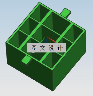 N2017-网格盒子注塑模具设计-长75