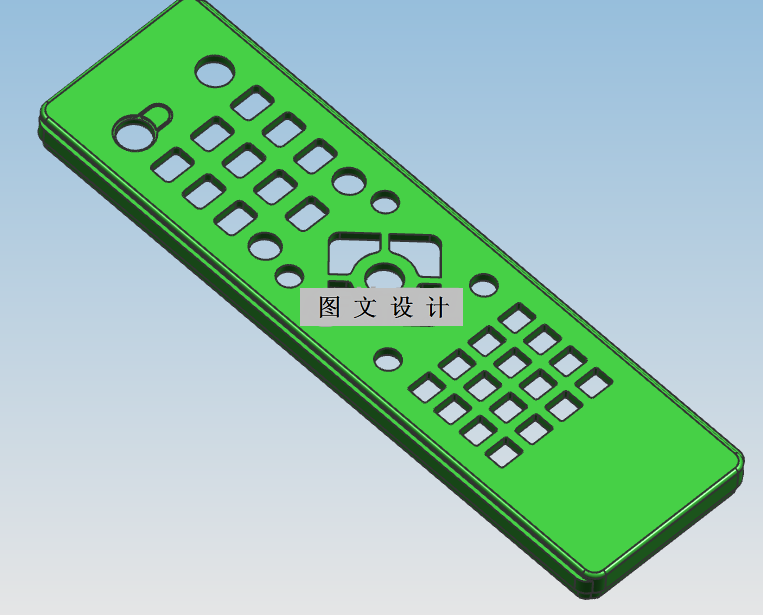 RT681-电视遥控器上盖注塑模具设计【含UG三维图】