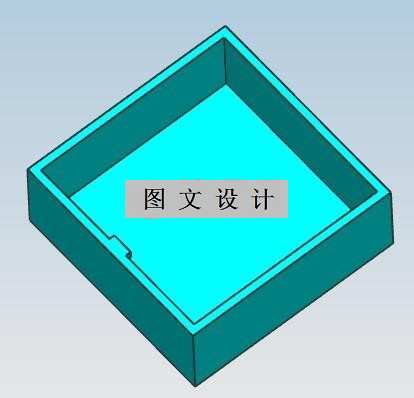N2022-矩形单卡扣外壳注塑模具设计-长80【含UG三维图】