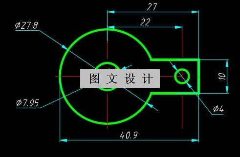 N2039-圆形垫片冲压模设计-长40.9