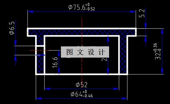 N2041-圆形侧孔注塑模设计-长75.6