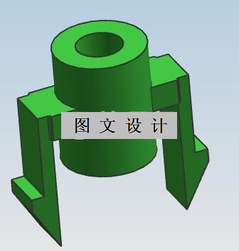 N2077-卡子注塑模设计【含UG三维图】