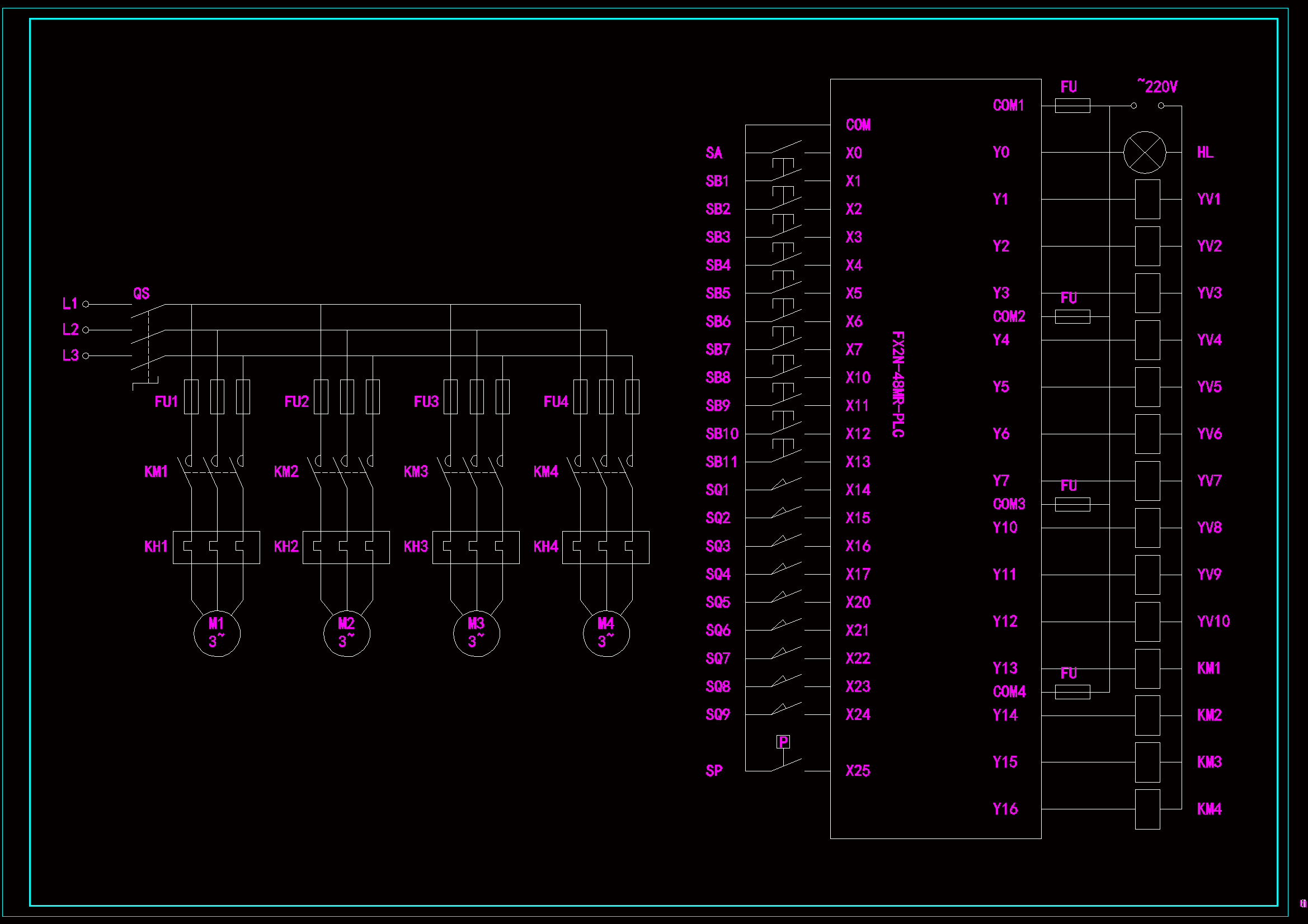 N2130-基于三菱PLC变速箱组合钻床控制系统设计