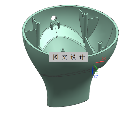 N2897-台灯底座注塑模具设计【含UG三维图】