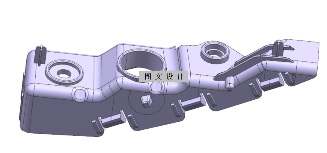 N3039-安装支架模流分析及注塑模具设计【含UG三维图】