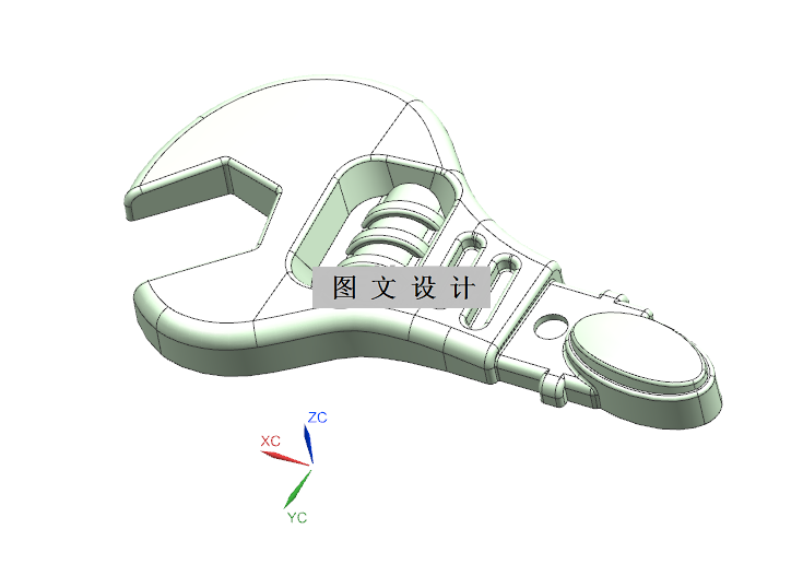 N3063-玩具扳手模具设计与模仁加工【含UG三维图】