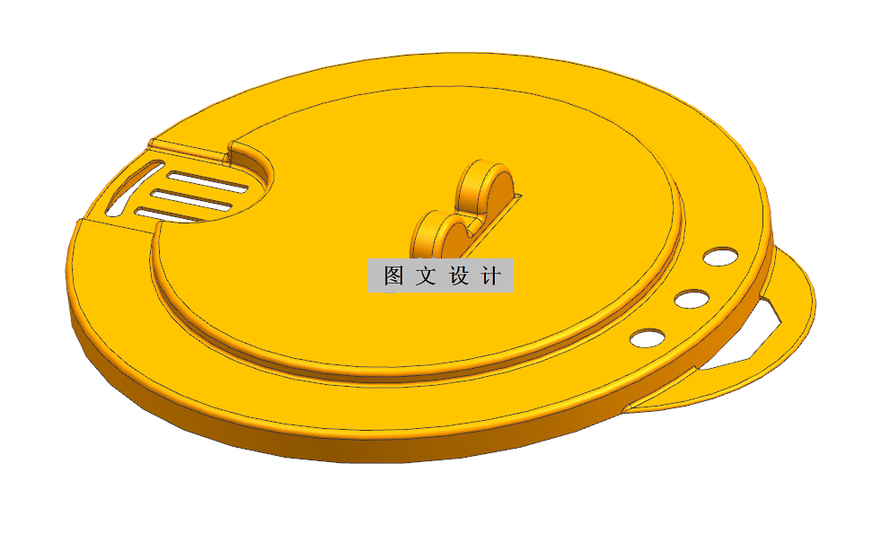 N3073-泡面盖注塑模具设计【含UG三维图】