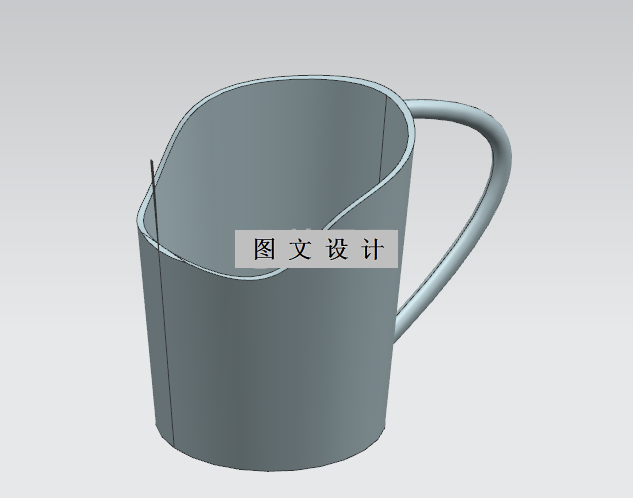 N2671-杯托注塑模具及模流分析【含UG三维图】