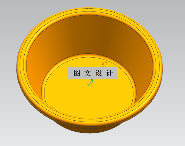 N2701-脸盆注塑模具设计【含UG三维图】