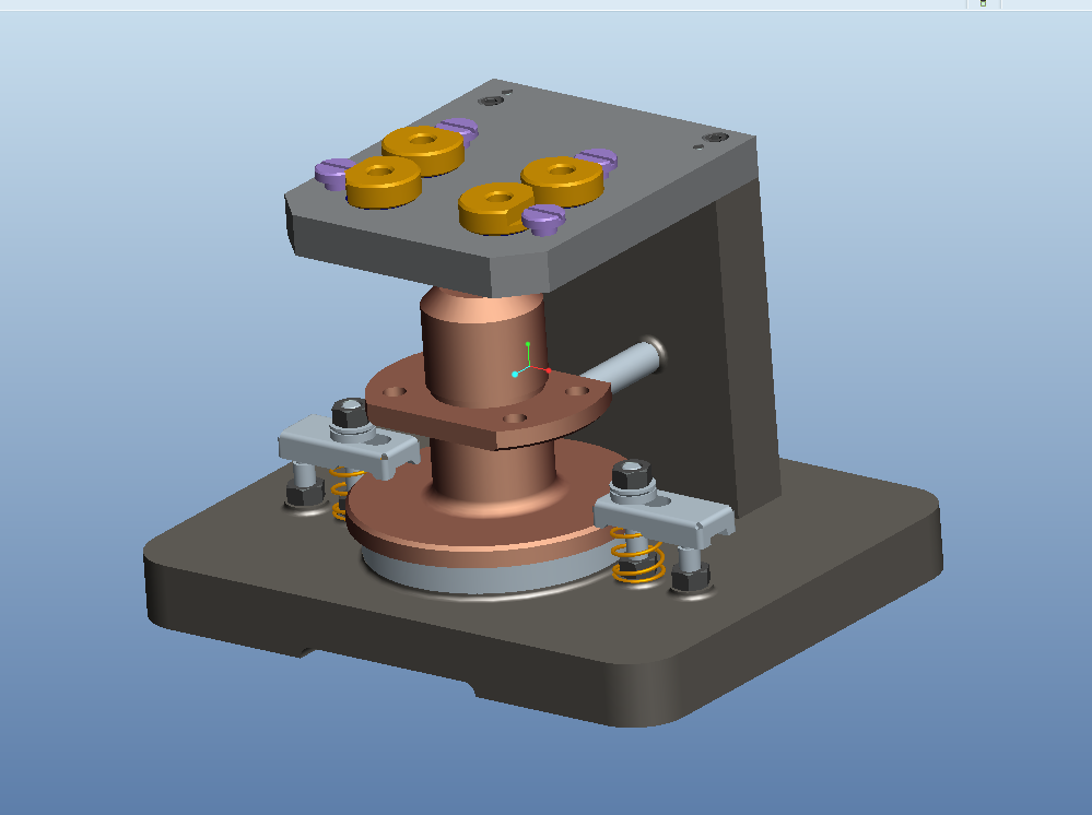 K1799B-法兰盘[831004]工艺及钻4-9孔夹具设计【含Proe三维图】