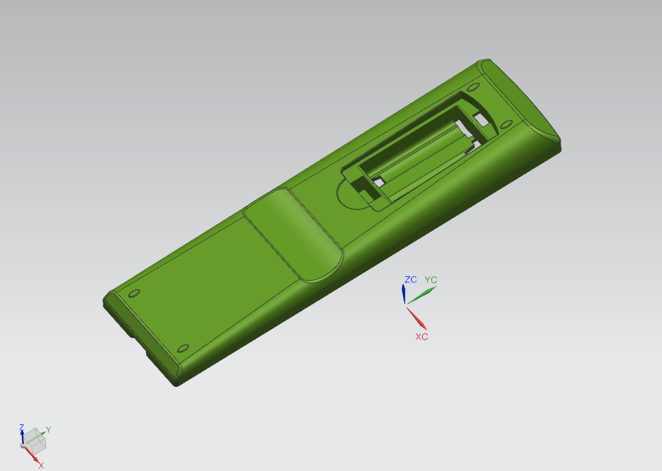 Z513-电视遥控器后壳注塑模模具设计【含UG三维图】