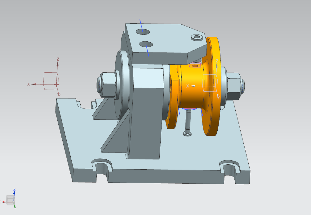 K1812-法兰盘[831004]工艺及钻φ4φ6孔夹具设计【含UG三维图】