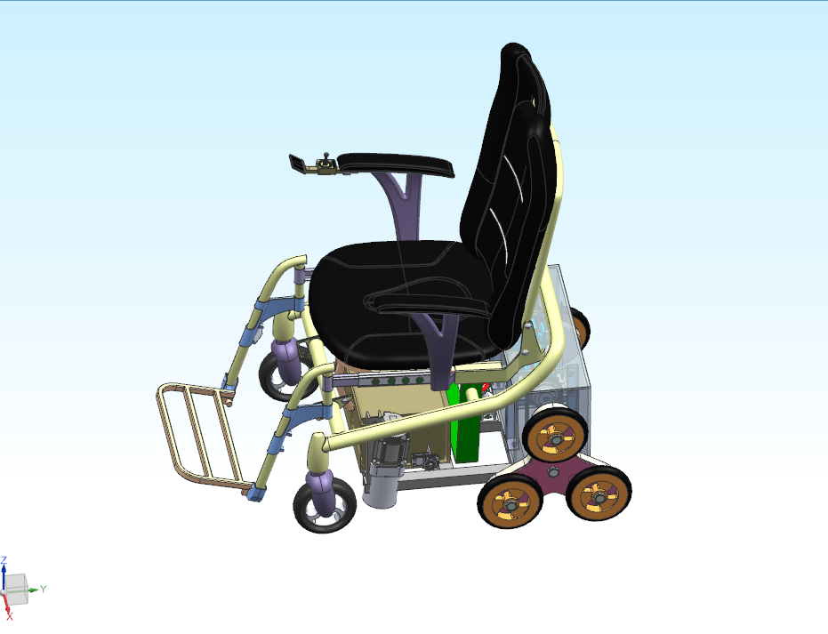 Z467-星轮式爬楼梯轮椅设计[含UG三维图]