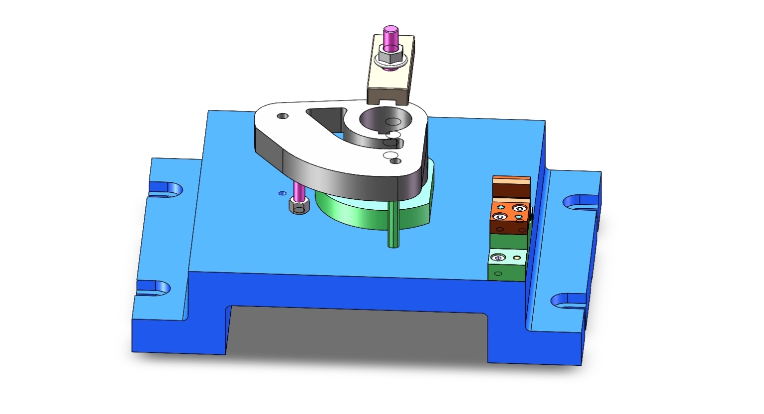 C25123-凸轮加工工艺及铣槽夹具设计【含SW三维图】