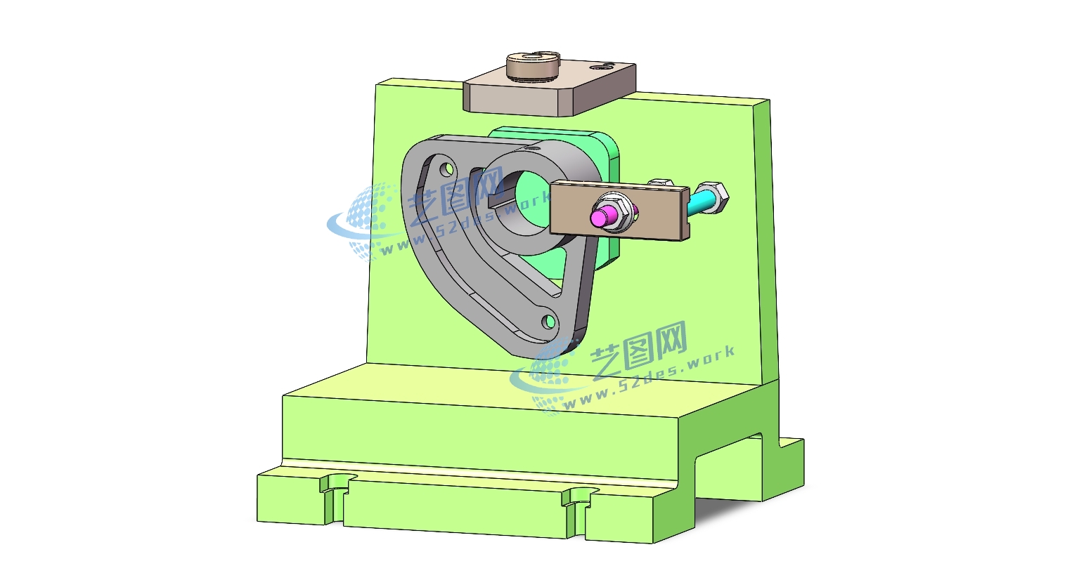 C25125-凸轮加工工艺及钻M8孔夹具设计【含SW三维图】