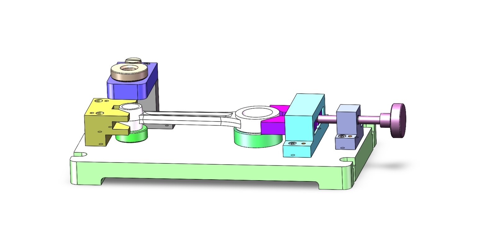 C25126-柴油机连杆加工工艺及钻小头孔夹具设计【含SW三维图】