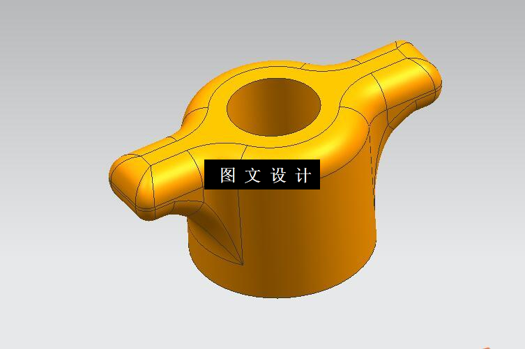 N3566-蝶形螺帽注塑模具设计【含UG三维图】