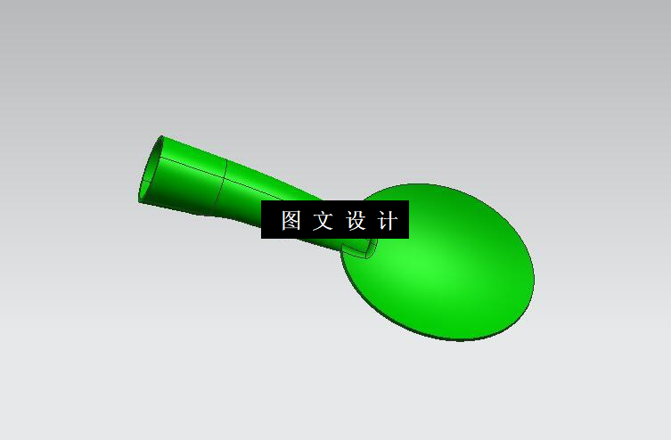 N3569-创意饭勺注塑模具设计【含UG三维图】