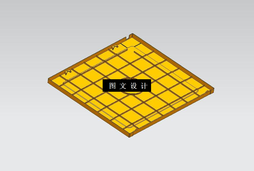 N3585-冰箱台面框注塑模具设计【含UG三维图】