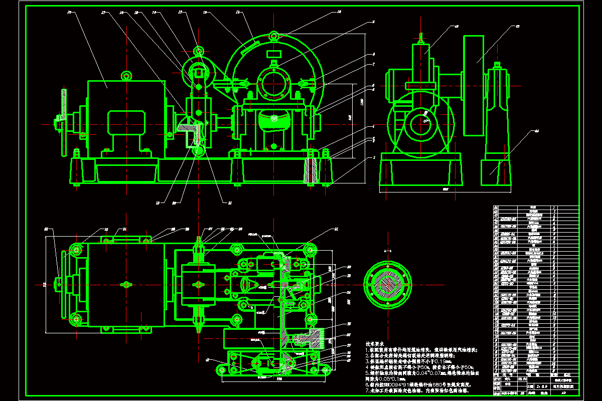N3725-电梯曳引机与控制系统设计