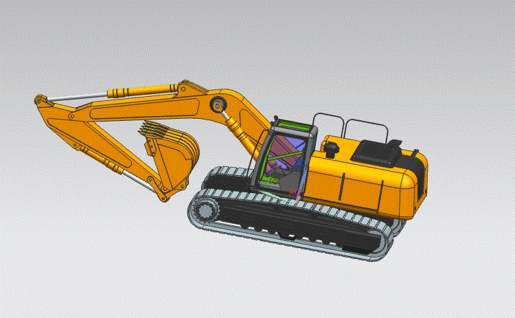 N3746-基于UG的挖掘机造型及运动仿真【含UG三维图】