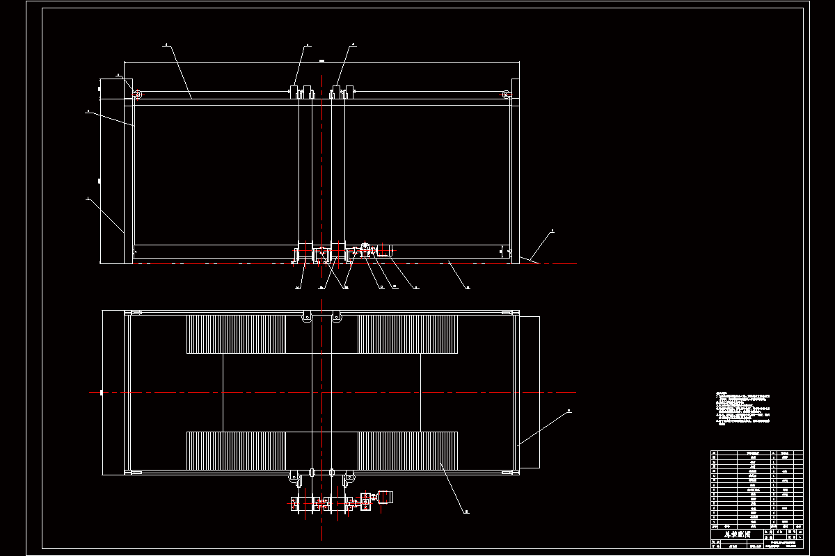 N3748-双层停车停车库升降设备的设计