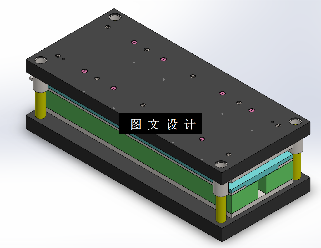 KF008-断路器支架冲压级进模设计【含SW三维图】