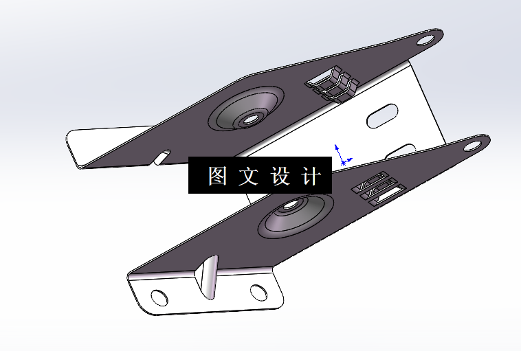 KF110-支架落料冲孔压舌胀形模具设计【含SW三维图】