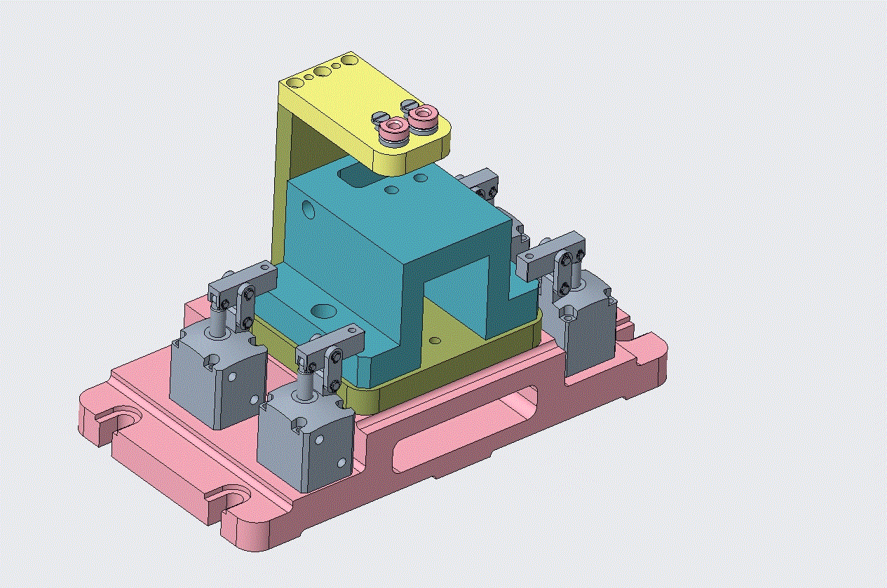 Z1758-固定座机械加工工艺及夹具设计【含Creo三维图】